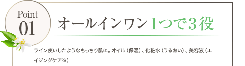 オールインワン１つで３役